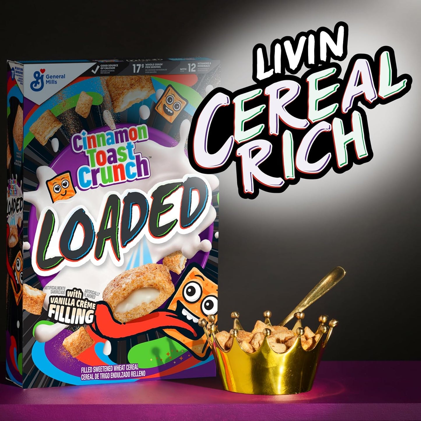 General Mills Cinnamon Toast Crunch Loaded 13oz Cereal (368g)