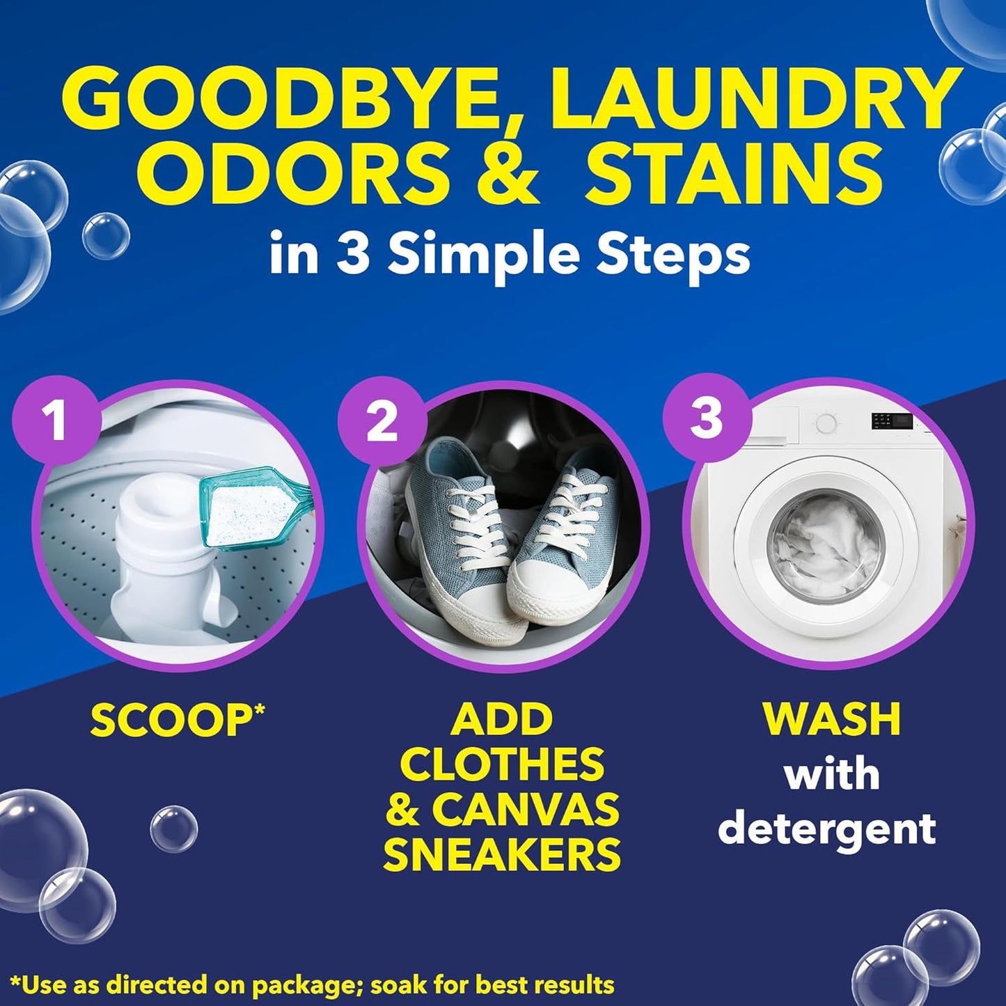 OxiClean Odor Blasters Versatile Odor and Stain Remover Powder I 3Lb (1.36Kg)