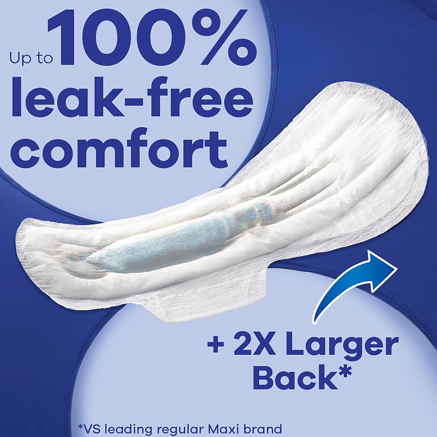 Always Maxi Pads with Wings Extra Heavy Overnight I Size 5 36 Count