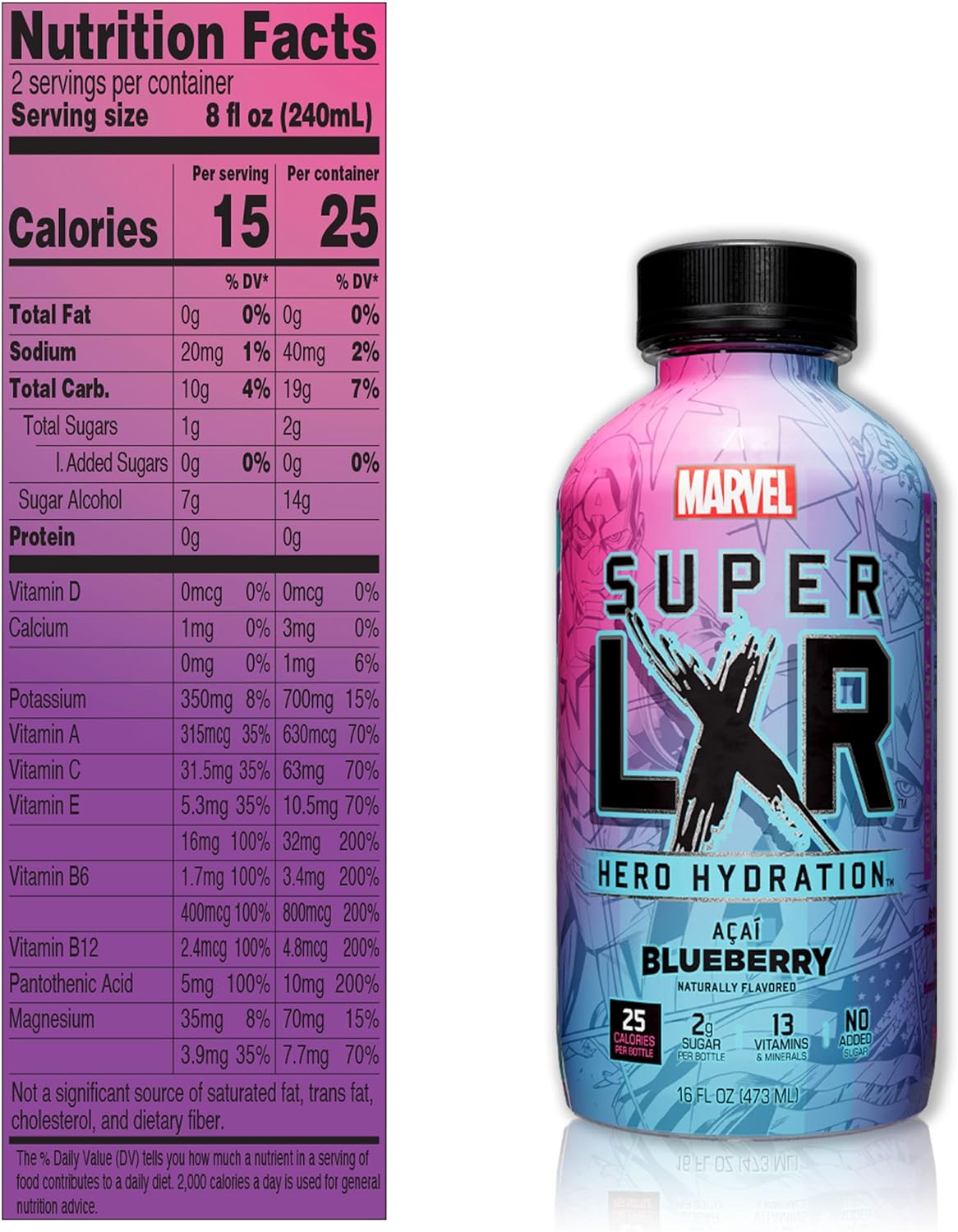 Arizona Marvel Hydration Acai Blueberry 473ml