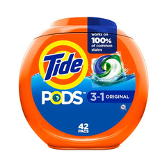 Tide Liquid Pods Original 3in1 42's