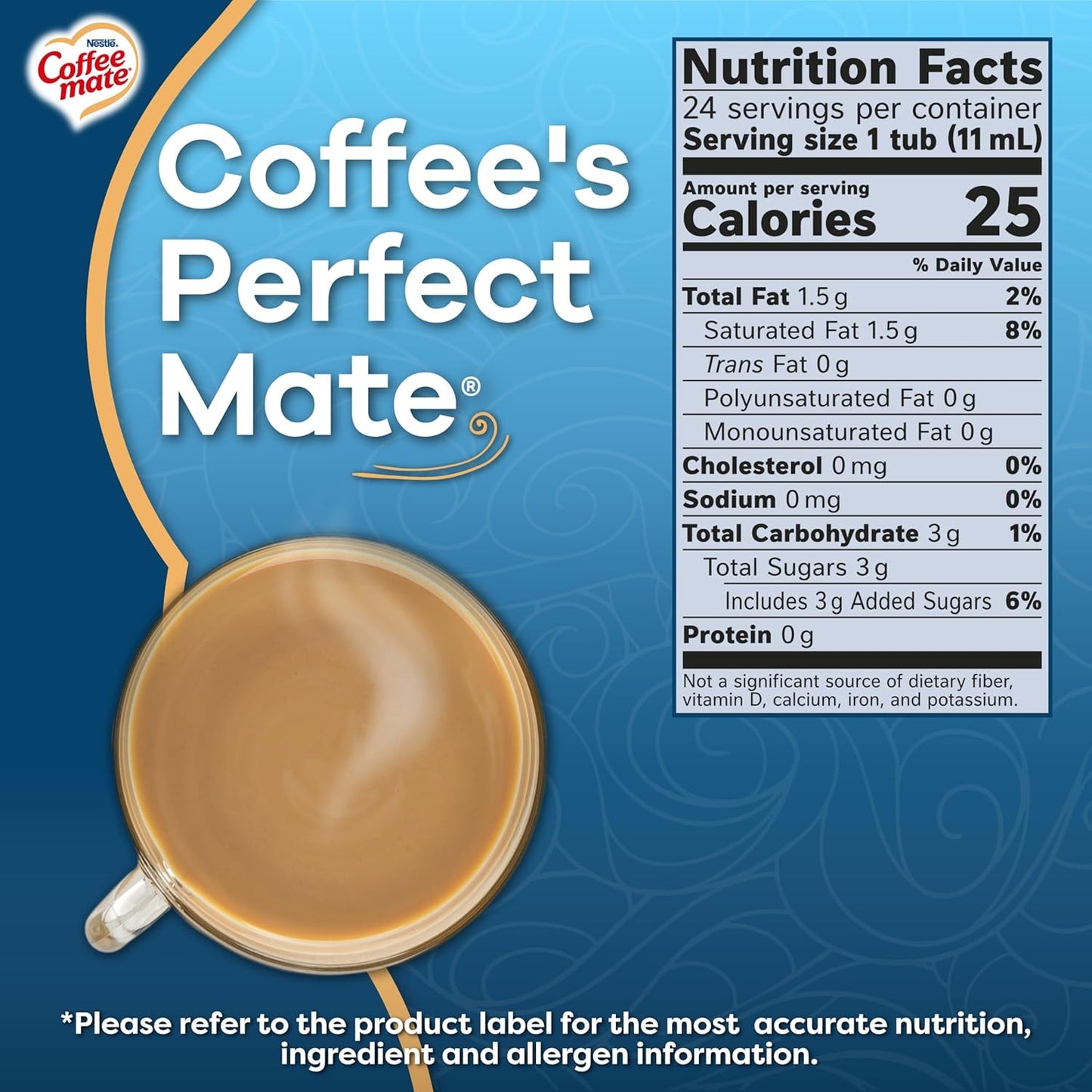 Coffee Mate French Vanilla 24s 0.375oz (11ml)