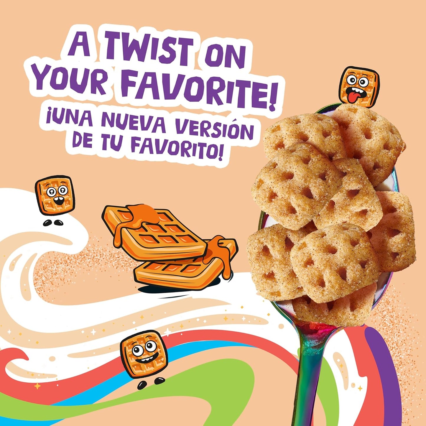 General Mills Cinnamon Toast Crunch Waffle Cereal 11.6oz (328g)