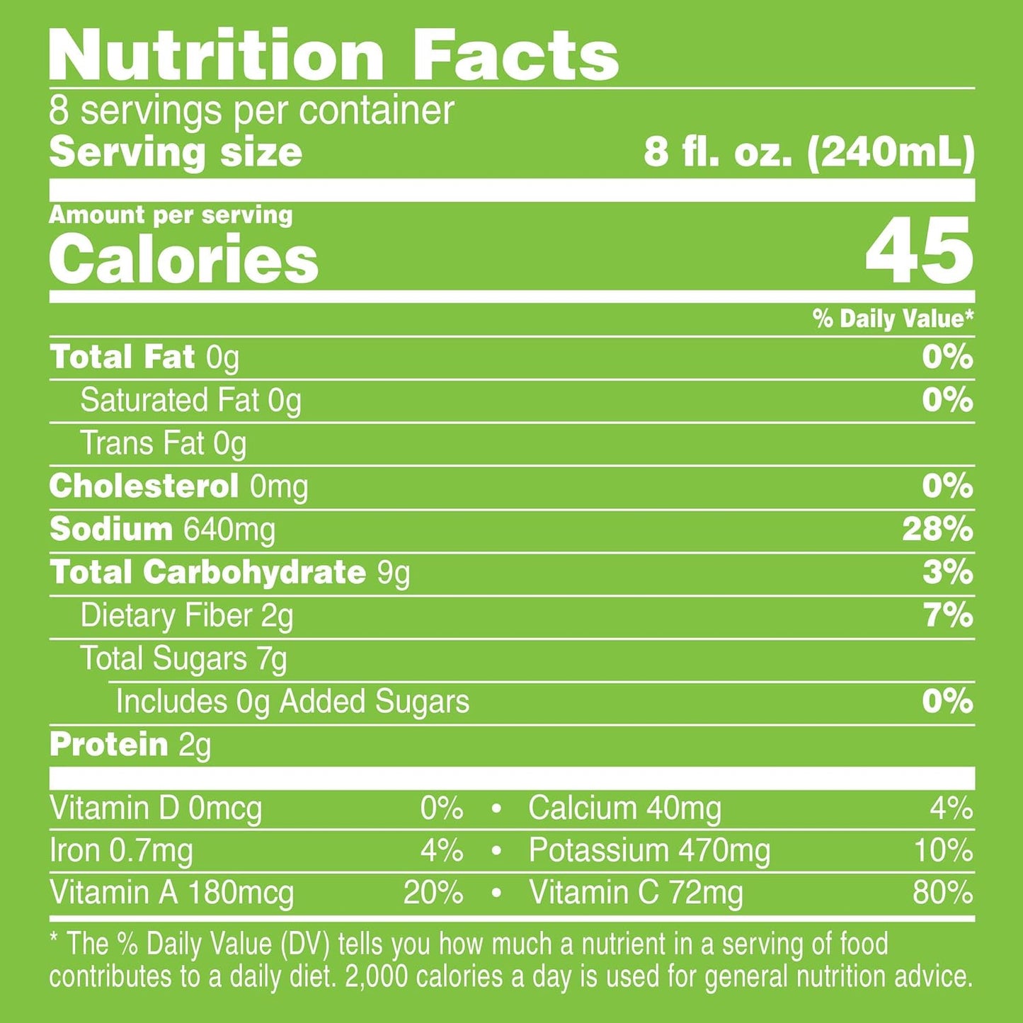 V8 Vegetable Juice 64oz (1.89L)
