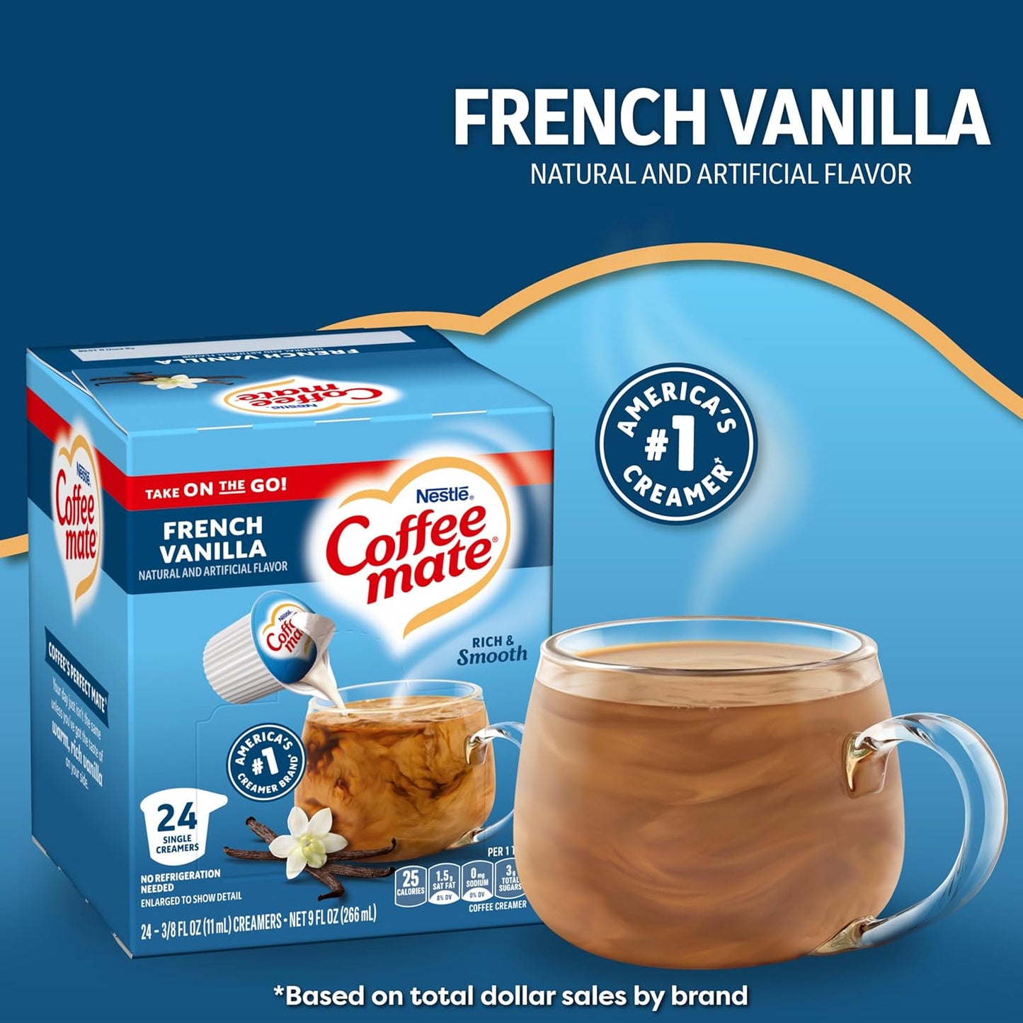Coffee Mate French Vanilla 24s 0.375oz (11ml)