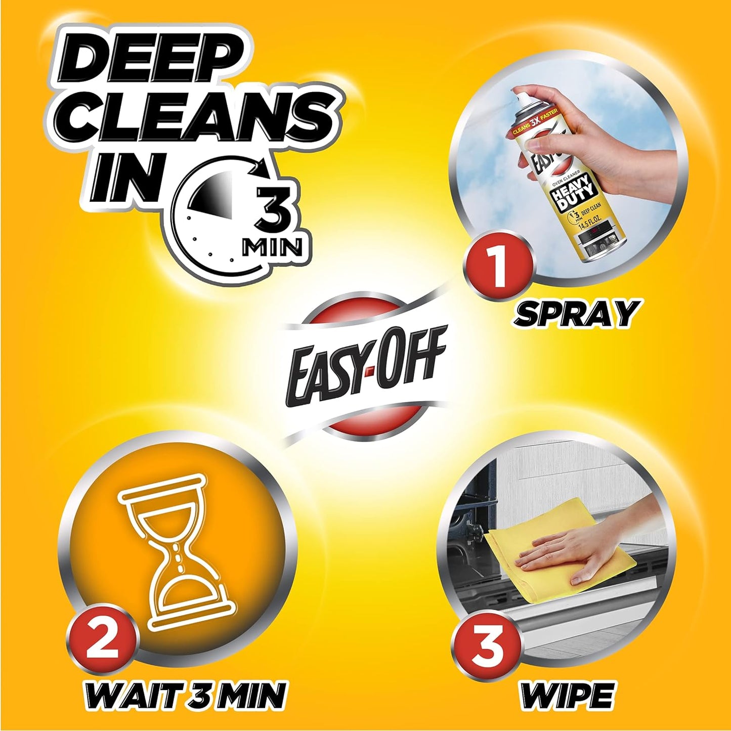 Easy Off Fresh Scent Heavy Duty Oven Cleaner 14.5oz (411g)