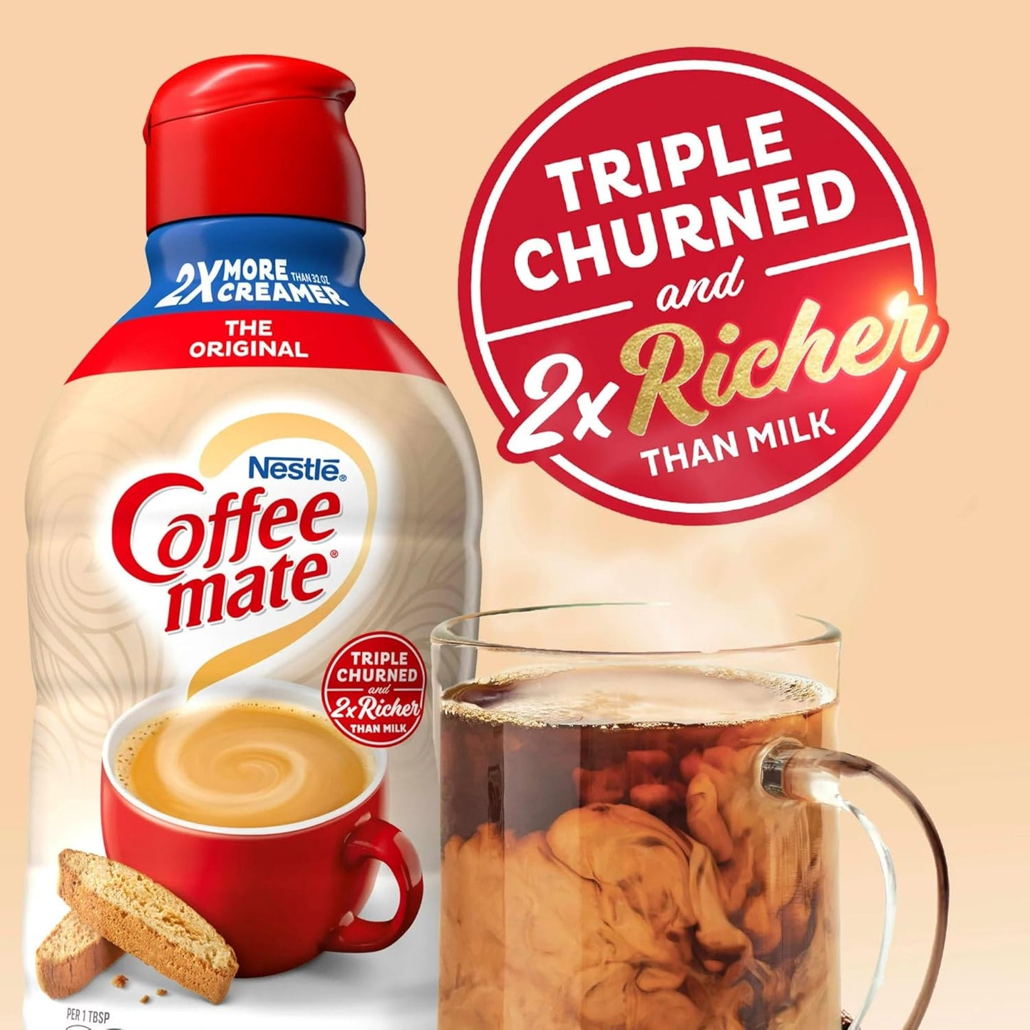 Coffee Mate Original Creamer 64oz (1.89L) BEST BEFORE 16/06/2025