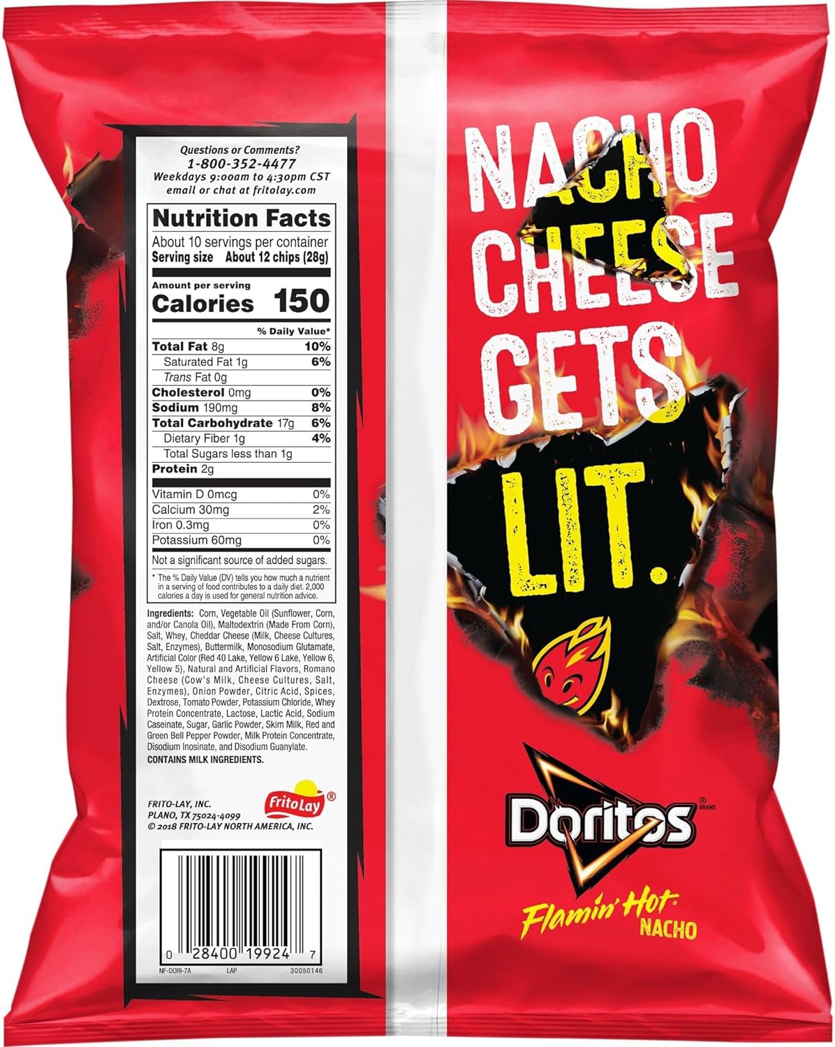 Doritos Flamin Hot Nacho 11oz (311.8g)