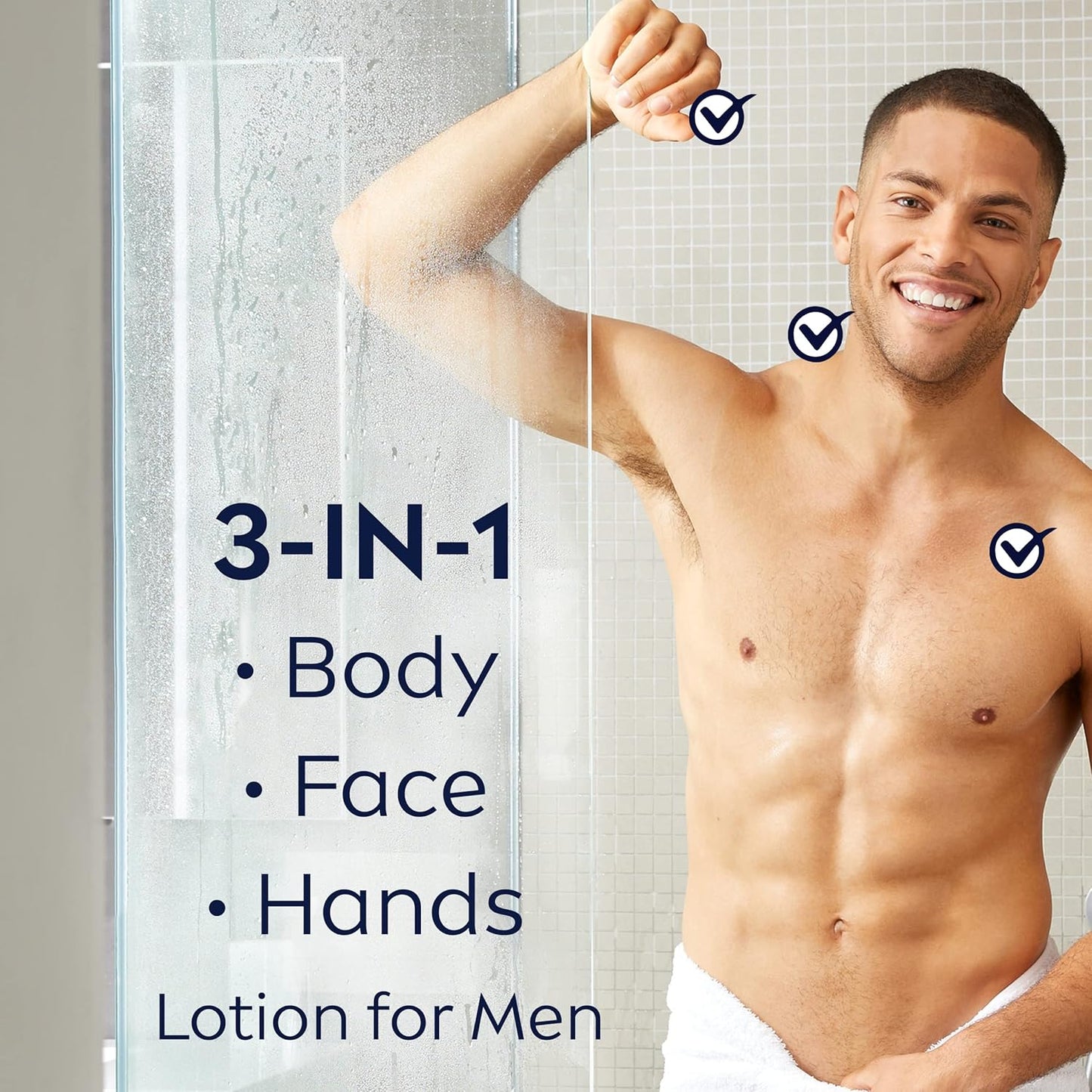 Nivea For Men Maximum Hydration Nourishing Lotion for Dry Skin 3-in-1 I 16.9oz (500ml)