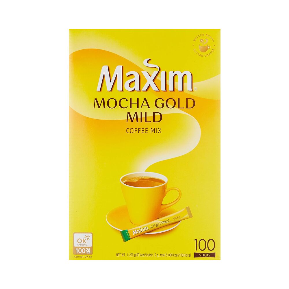 Dongsuh Maxim Mocha Gold Mild Coffee Mix 12g x 100's