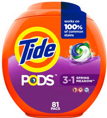 Tide Liquid Pods Spring Meadow 3in1 81 count - 66oz (2.01kg)