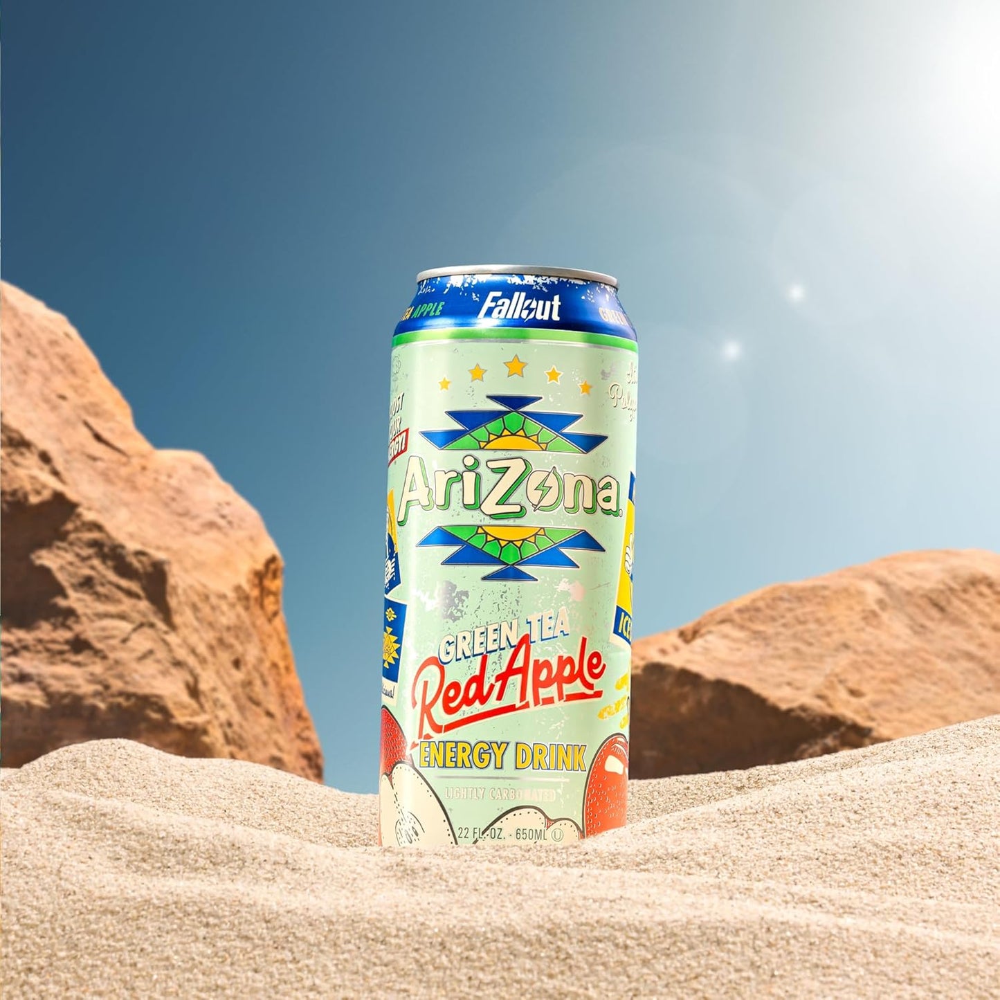 Arizona Fallout Energy Drink Red Apple 22oz (650ml)