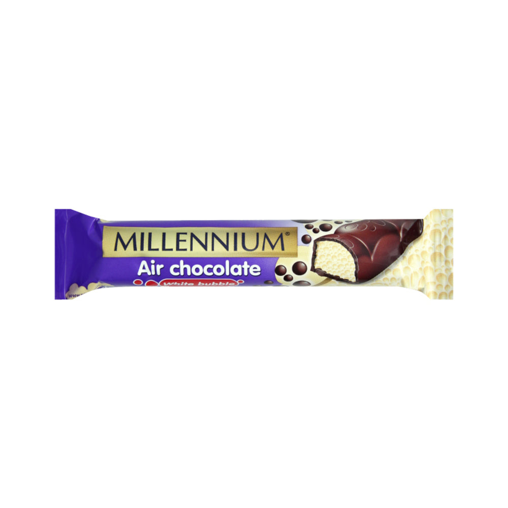 Millennium Air Chocolate White & Milk Bubble 32g