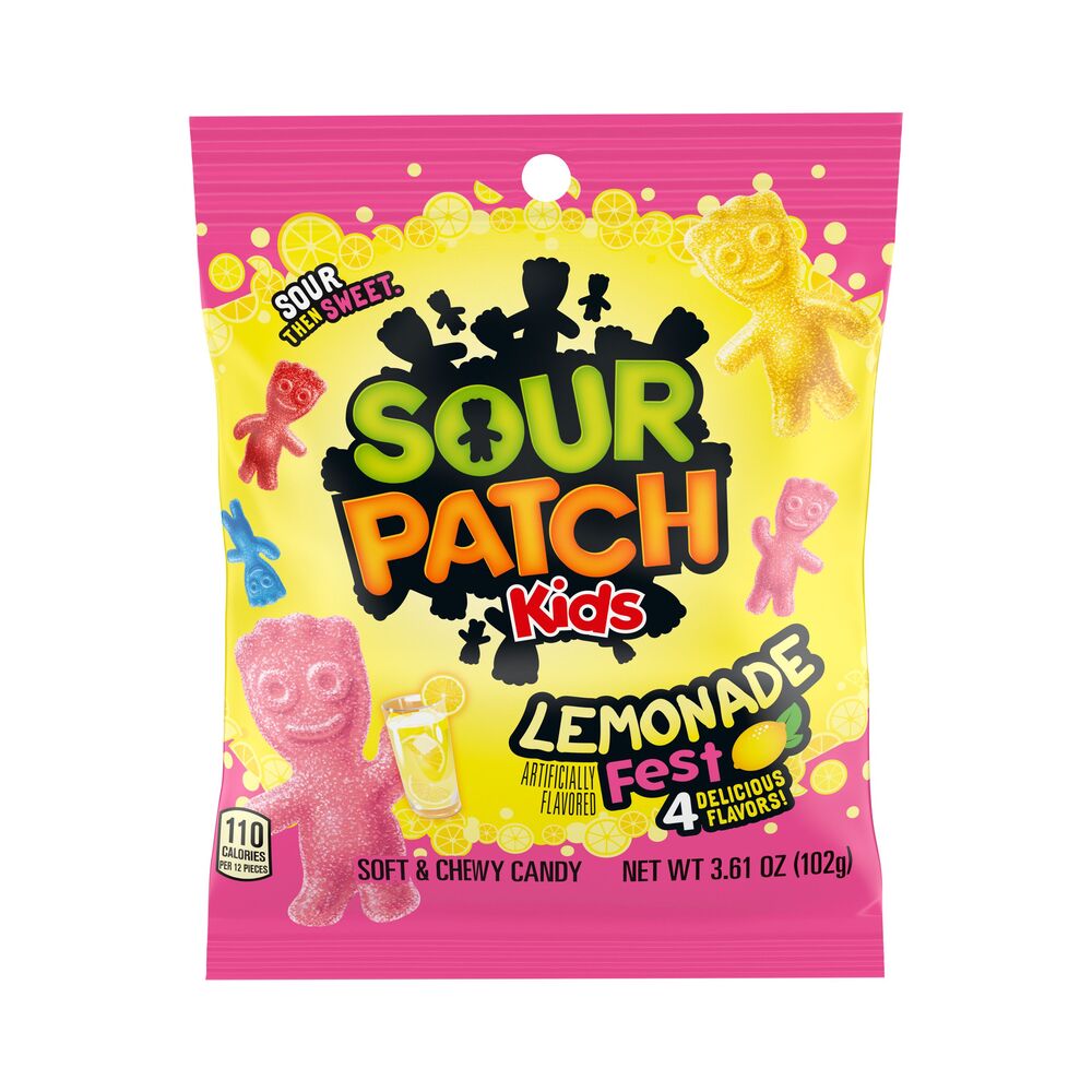 Sour Patch Lemonade Fest Peg Bag 3.61oz (102g)