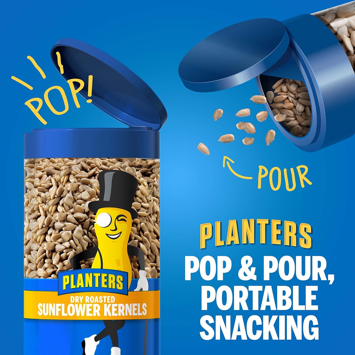 Planters Dry Roasted Sunflower Kernals 5.85oz (165g)