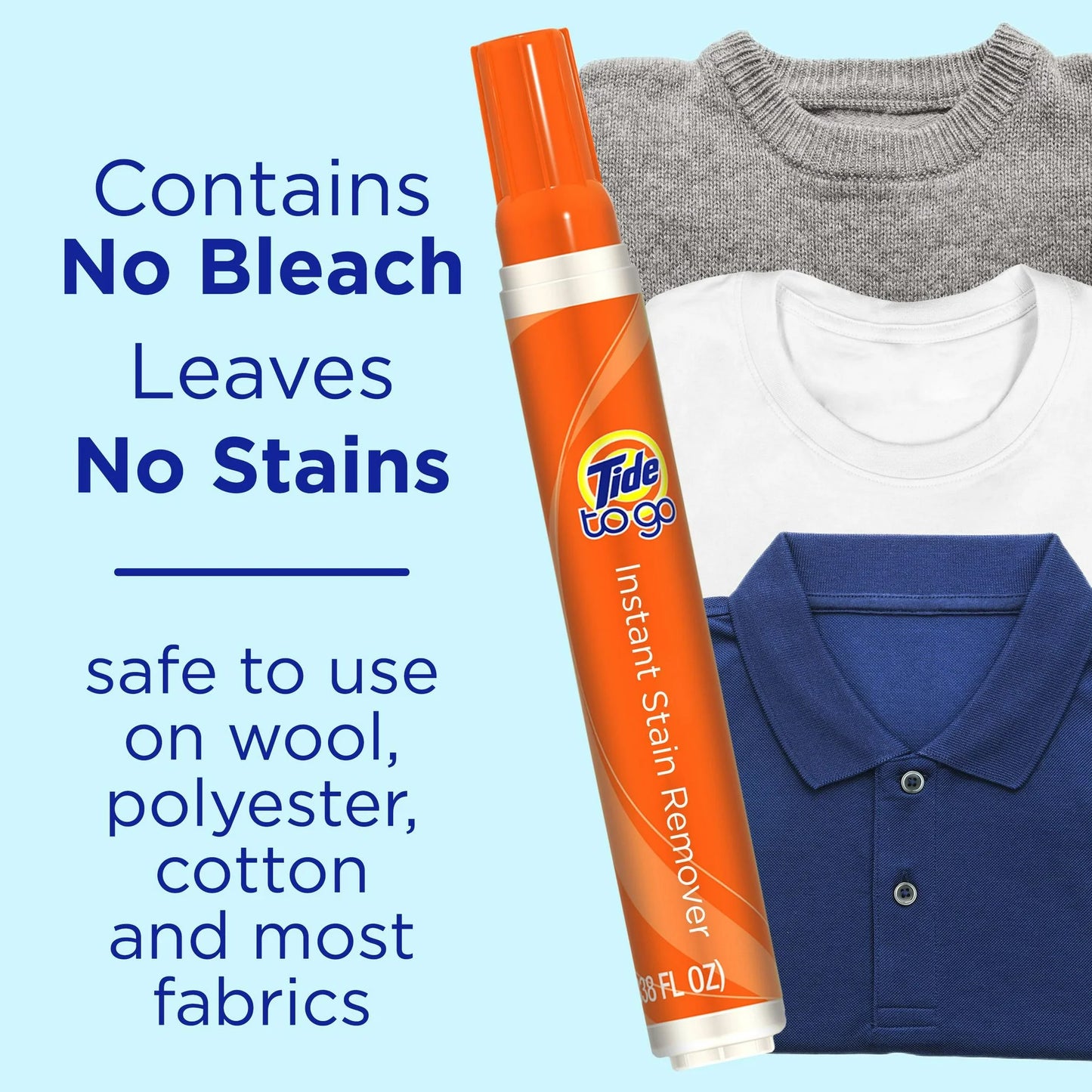 Tide To Go Instant Stain Remover Pen and Laundry Spot Cleaner, Travel and Pocket Size Stain Stick
