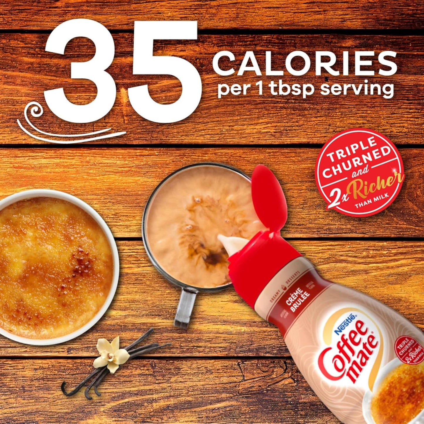 Coffee Mate Creme Brulee Creamer 32oz (946ml)