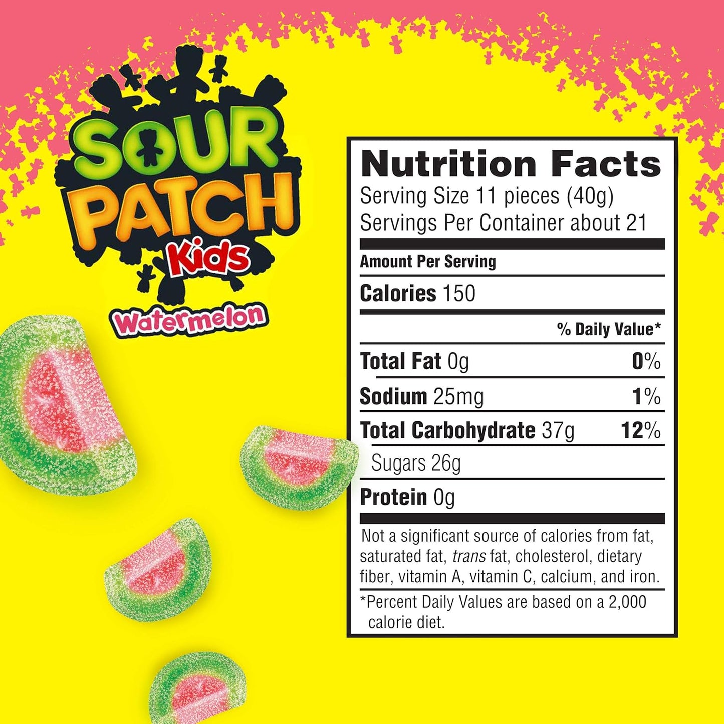 Sour Patch Kids Watermelon Family Pack 1.8Lbs (816g)