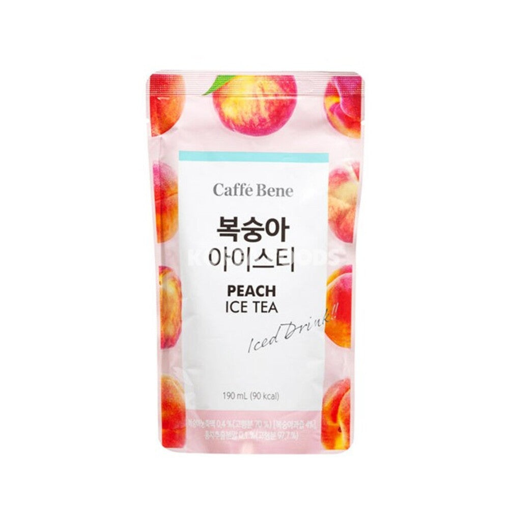 Caffe Bene Peach Ice Tea 190ml I Korea