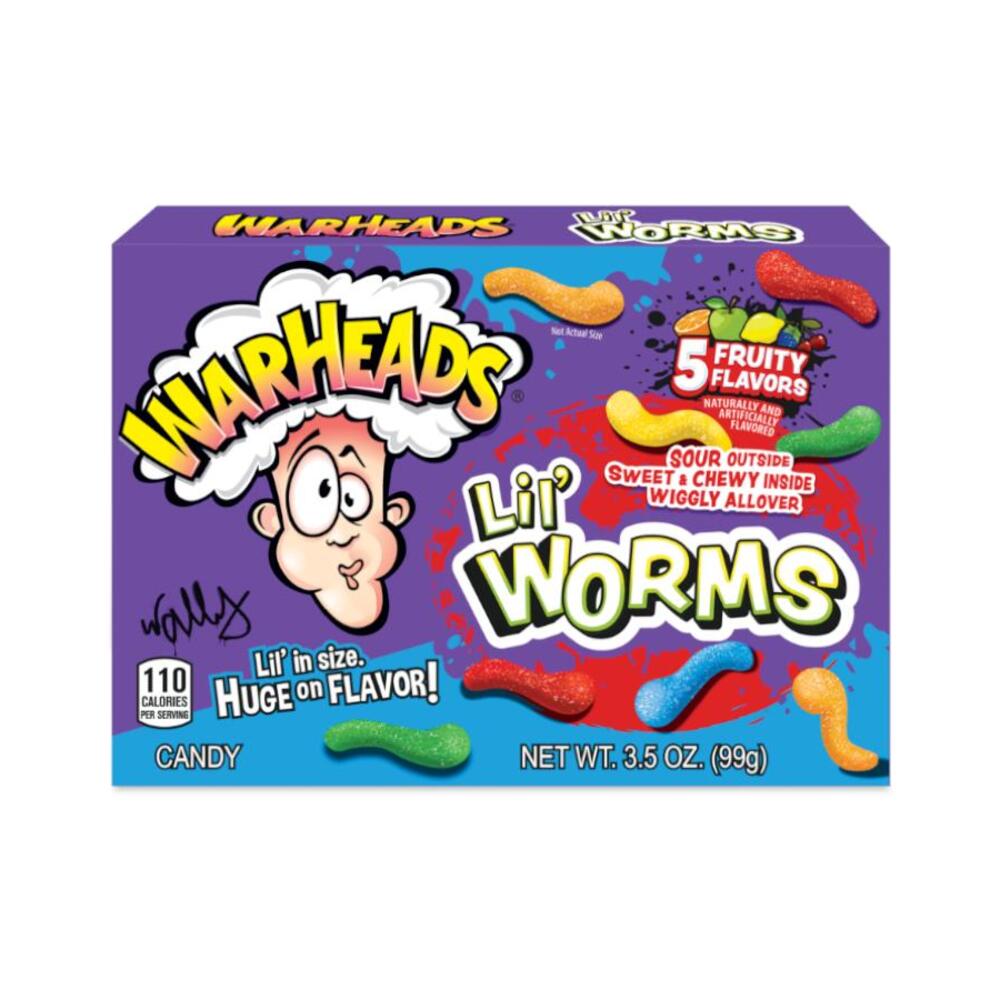 Warheads Lil Worms Theater Box (99g)