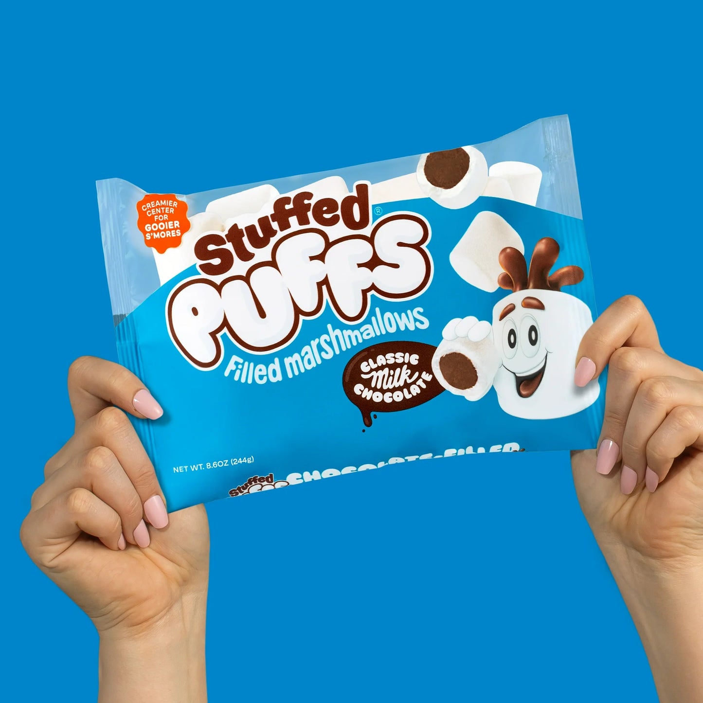 Stuffed Puffs Classic Milk Chocolate Bites 8.6oz (244g)