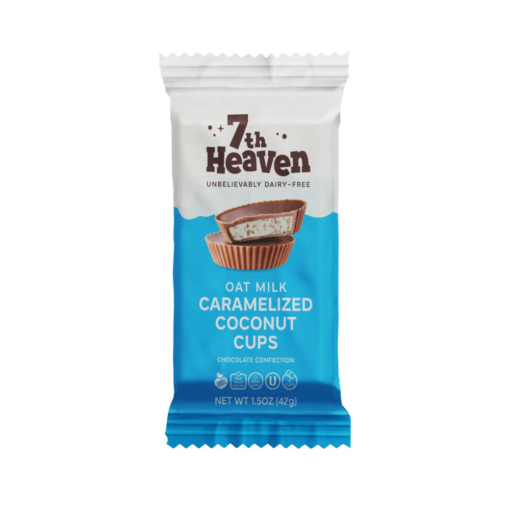 7th Heaven, Vegan Caramelized Coconut Cups (12 Total Caramelized Coconut Cups 1.5oz (42g)