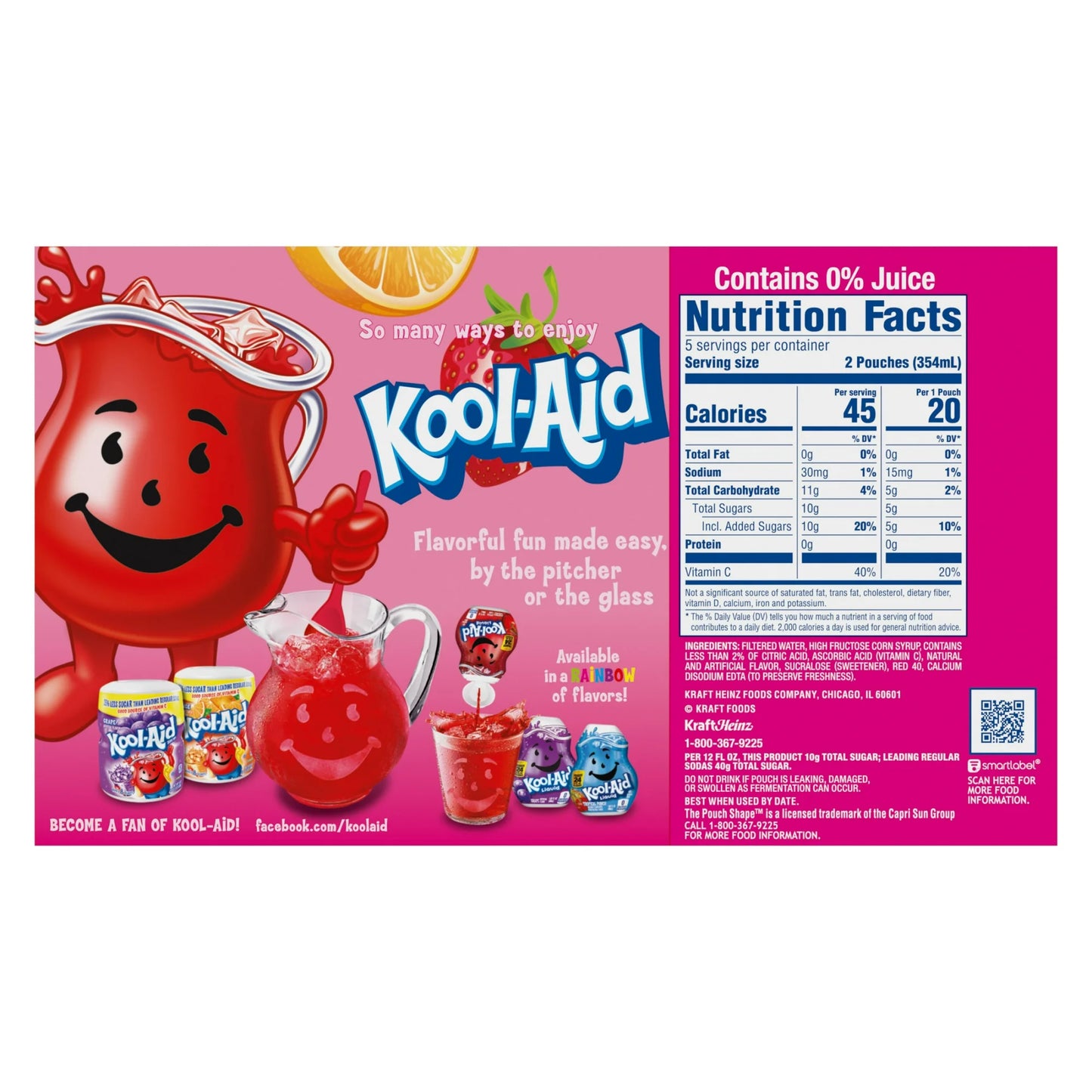 Kool Aid Jammers Sharkleberry Fin - Strawberry/Orange 6oz (177ml)
