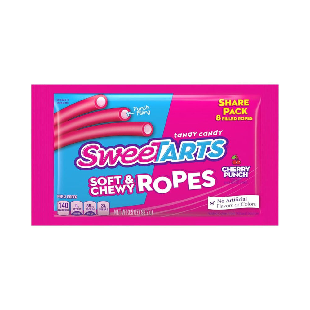Sweetarts Soft & Chewy Ropes Cherry Punch 3.5oz (99.2g)