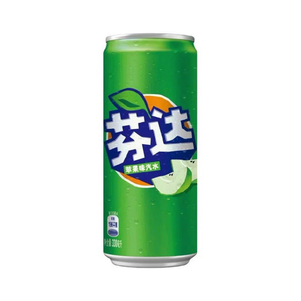 Fanta Green Apple Slim Can 330ml (CN)