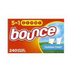 Bounce Fabric Softener Dryer Sheet Outdoor Fresh 240’s