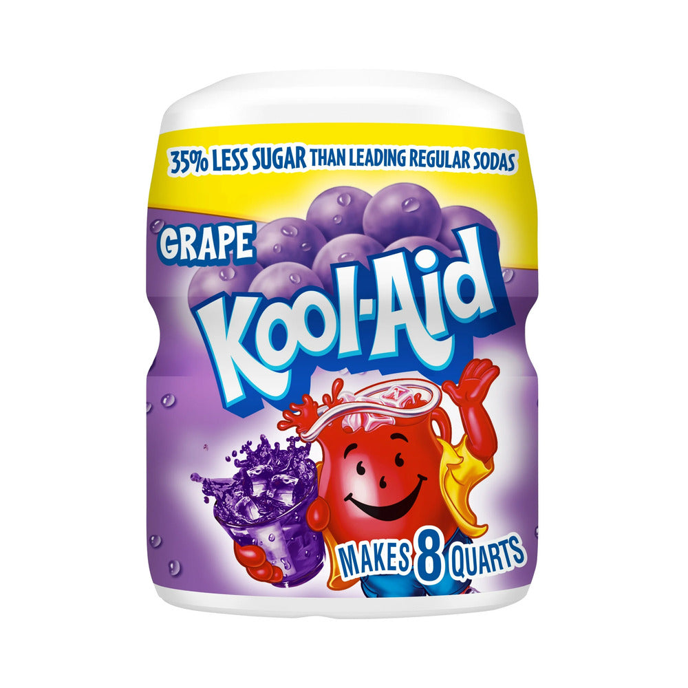 Kool Aid Grape Powdered Soft Drink Mix 8qt