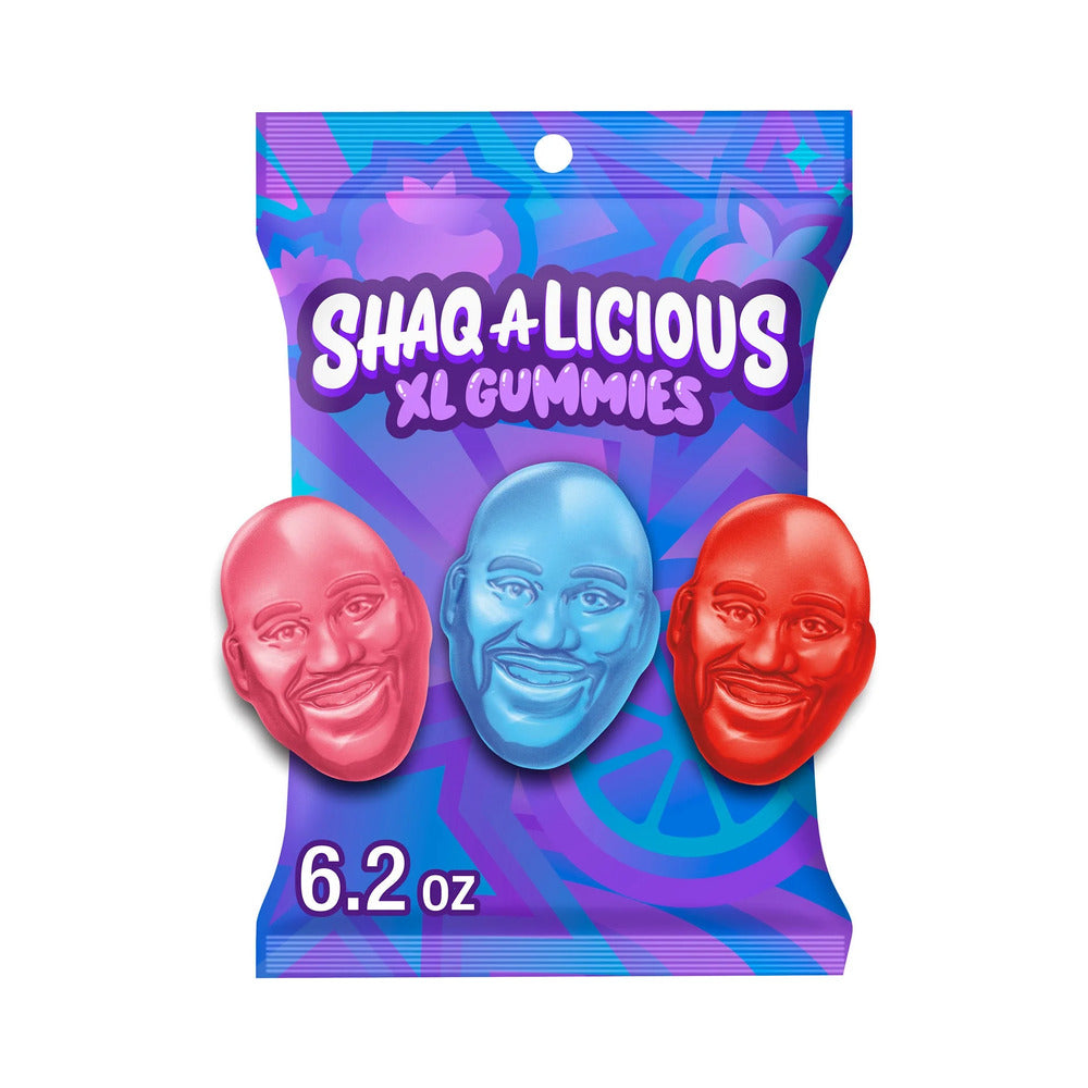 Shaq-a-licious Original Gummies Peg Bag 6.2oz (176g)
