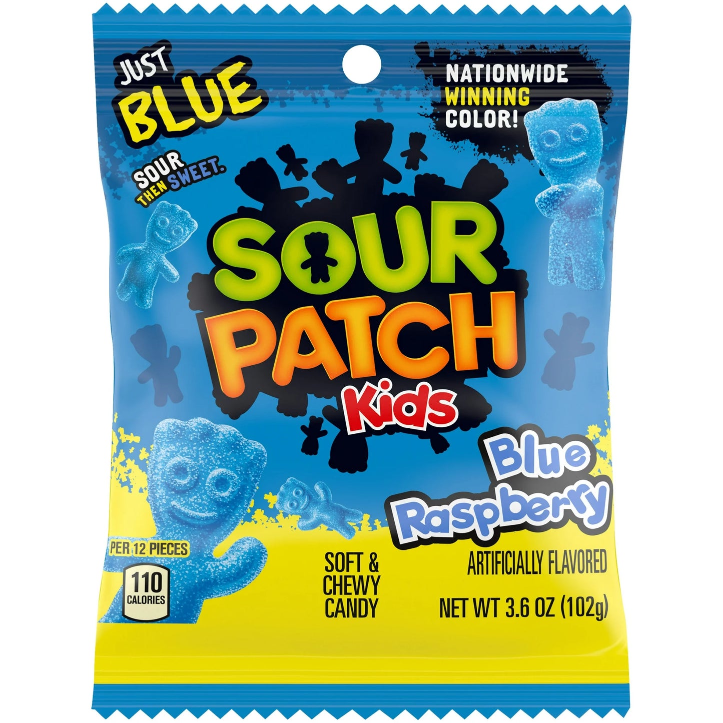 Sour Patch Blue Raspberry Peg Bag 3.6oz (102g)