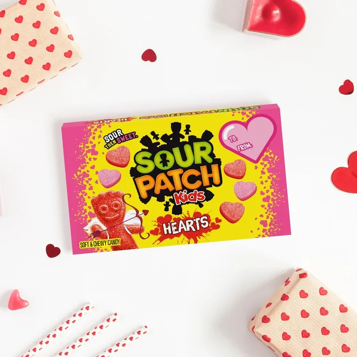 Sour Patch Kids Valentines Day Hearts Theater Box 3.1oz (88g)