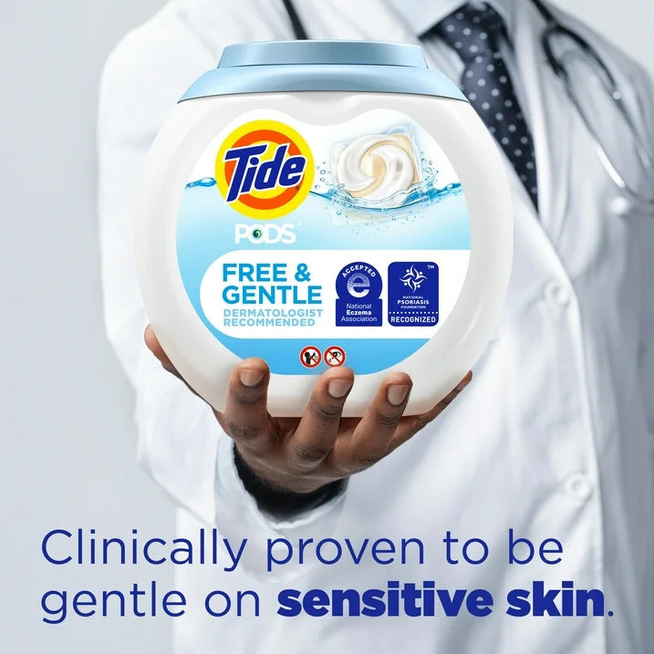 Tide Liquid Pods Free & Gentle He I 81 Pods (62oz)