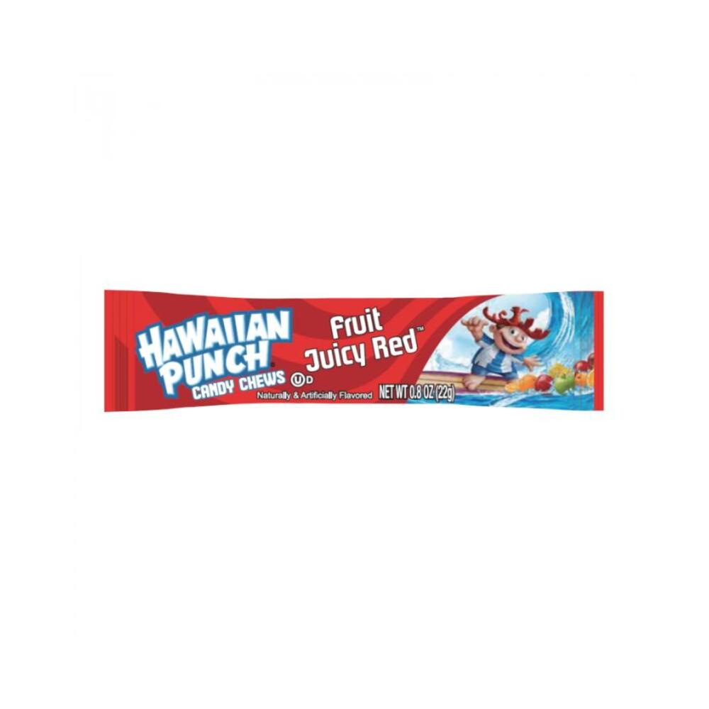 Hawaiian Punch Chews Bar Fruit Juicy Red .8oz (22g)