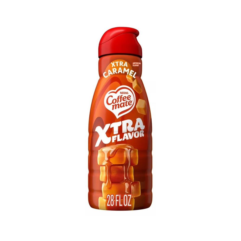 Coffee Mate Xtra Caramel Flavour Liquid Non-Dairy Coffee Creamer 28oz (828ml)