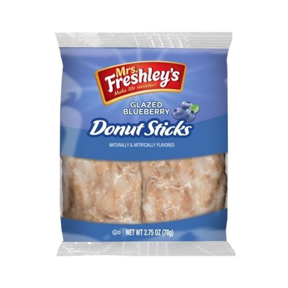 Mrs Freshley's Blueberry Glazed Donut Sticks 2.75oz (78g)
