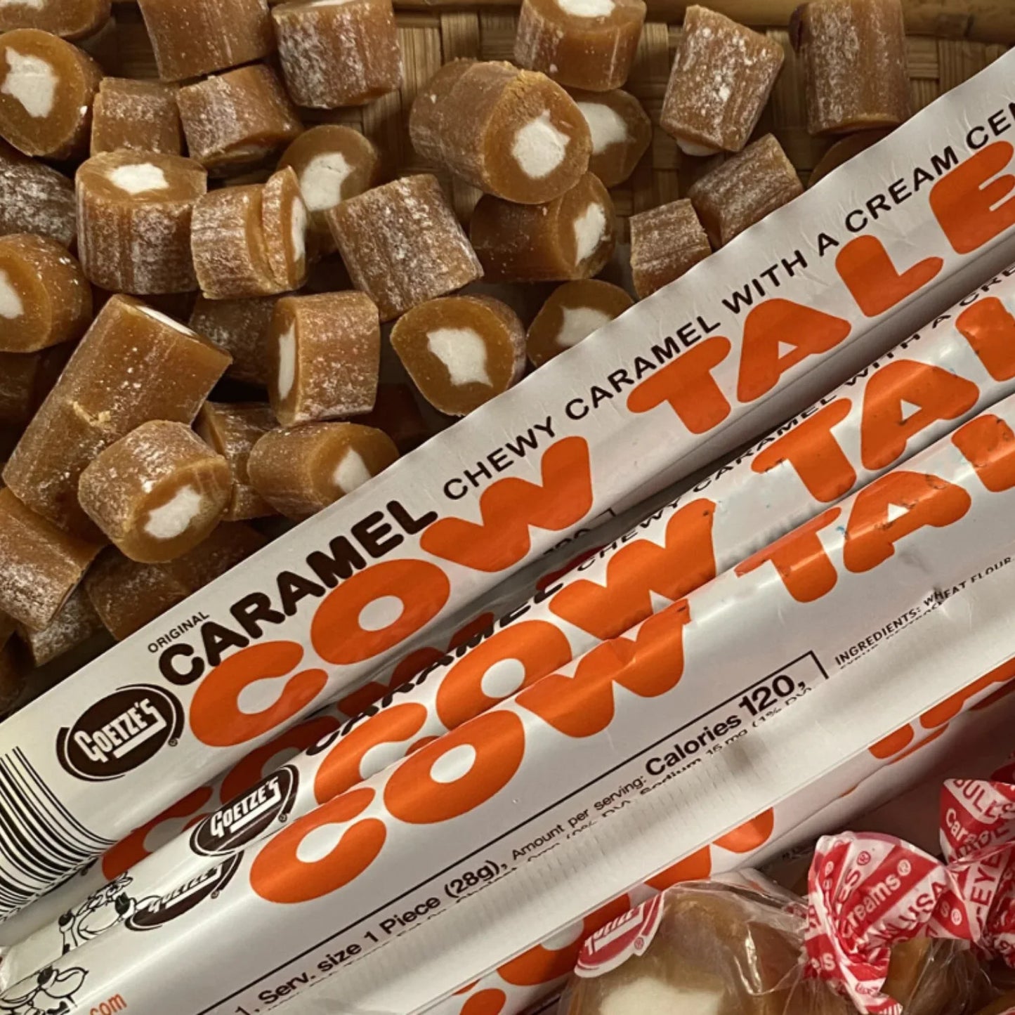 Goetze's Mini Cow Tales Caramel Peg Bag 4oz (113g)