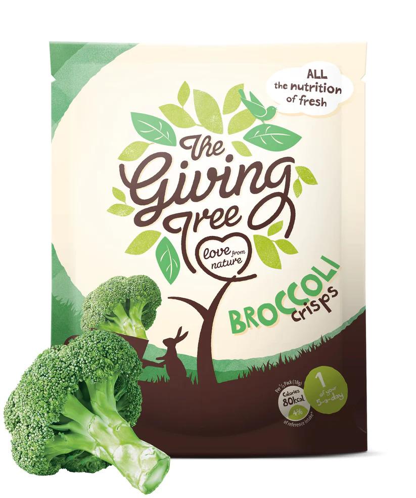 The Giving Tree Vaccum Fried Broccoli Crisps 18g