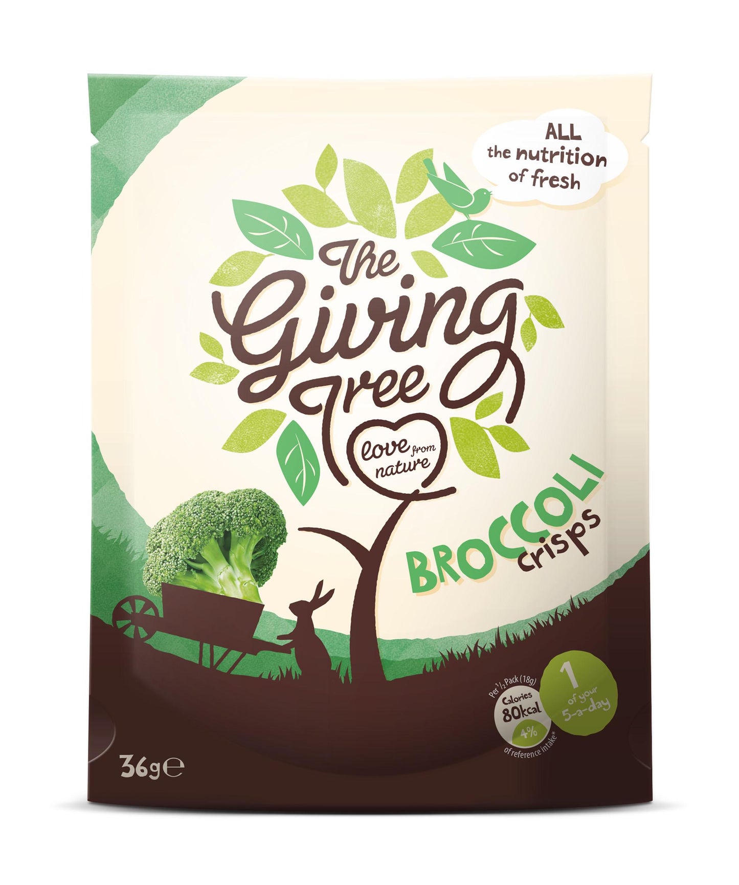The Giving Tree Vaccum Fried Broccoli Crisps 36g