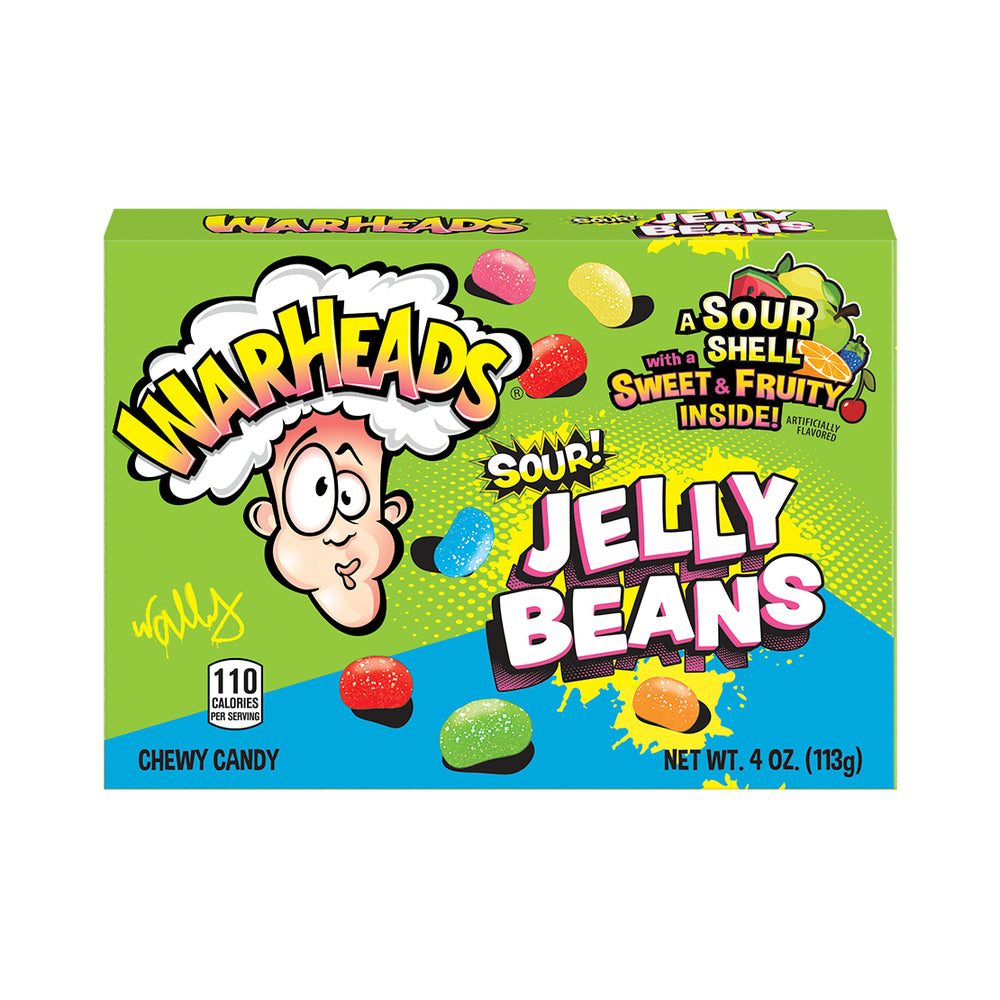 Warheads Jelly Beans Theater Box 4oz (113g)