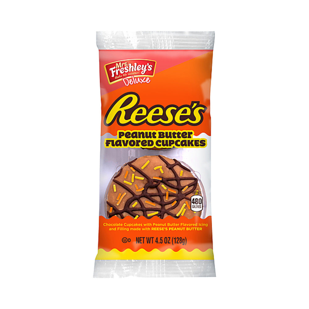Mrs. Freshley's Reeses Chocolate Cupcakes 4.5oz (128g)