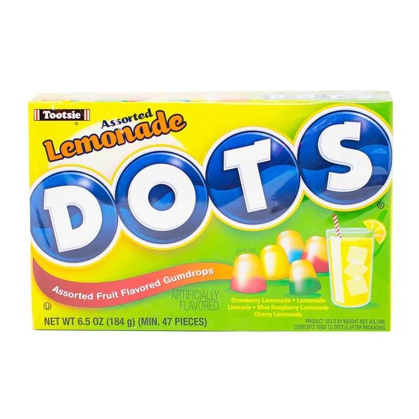 Tootsie Dots Asstd Lemonade Gumdrops Theater Box 6.5oz (184g)