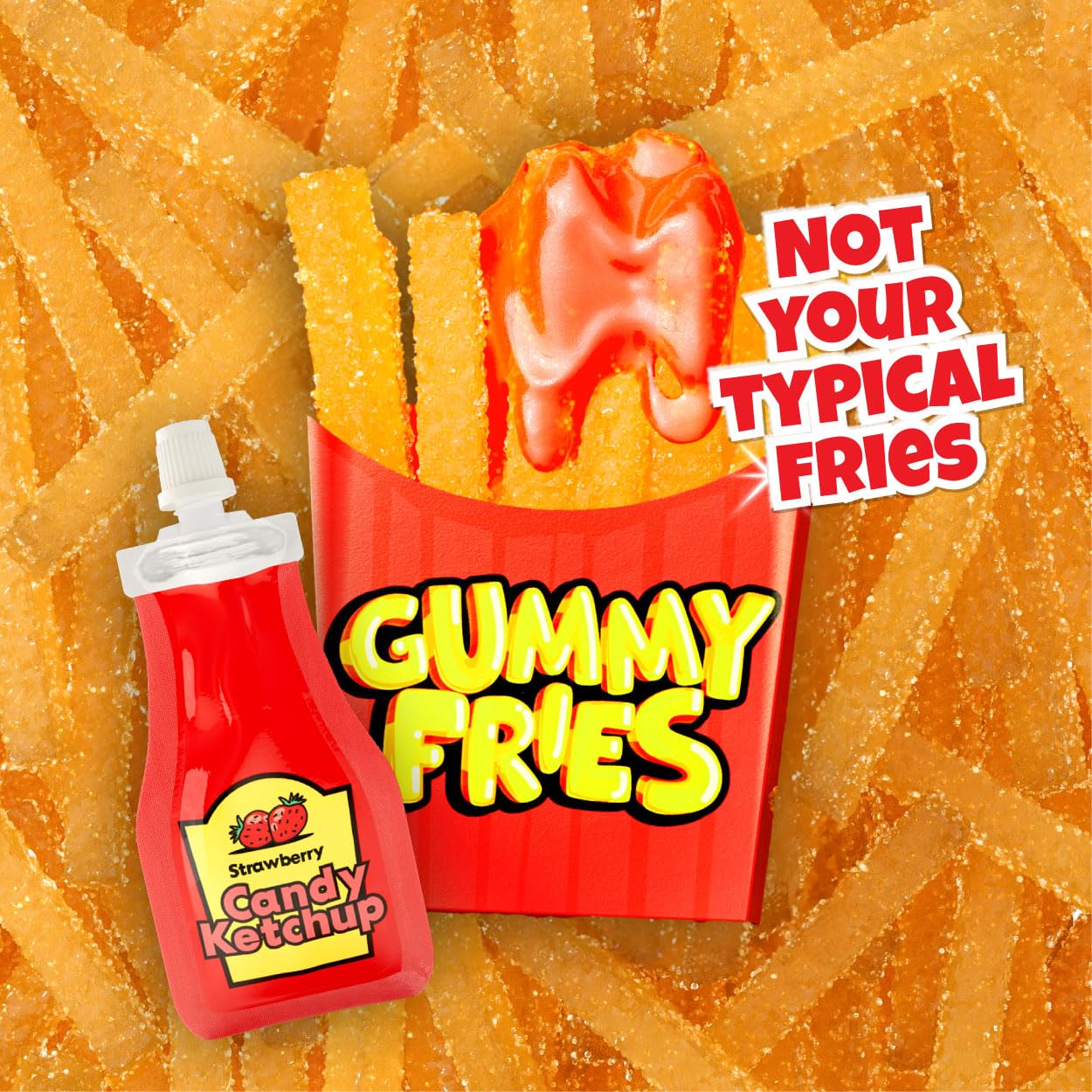 That's Sweet Gummy Fries with Ketchup 3.35oz (95g)