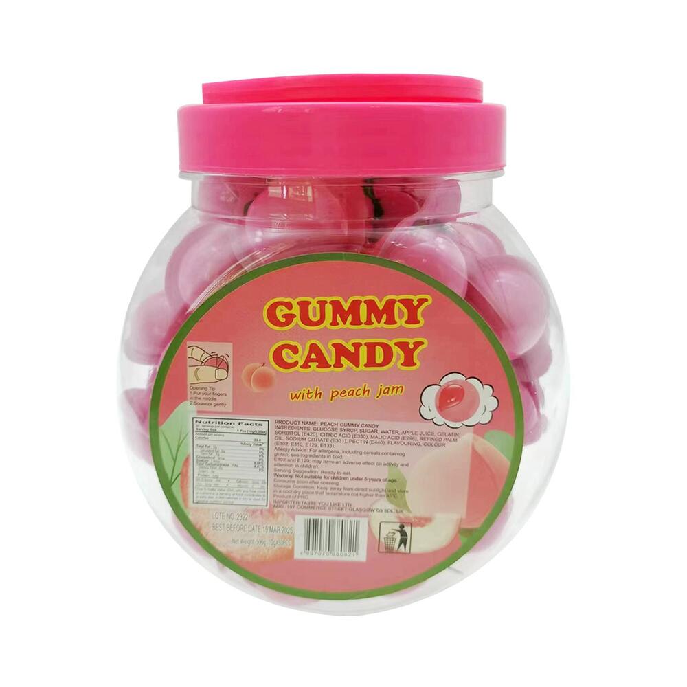 Gummy Candy Peach Jam 500g