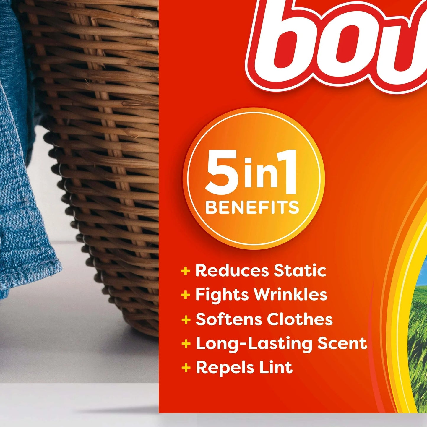 Bounce Fabric Softener Dryer Sheet Outdoor Fresh 240’s
