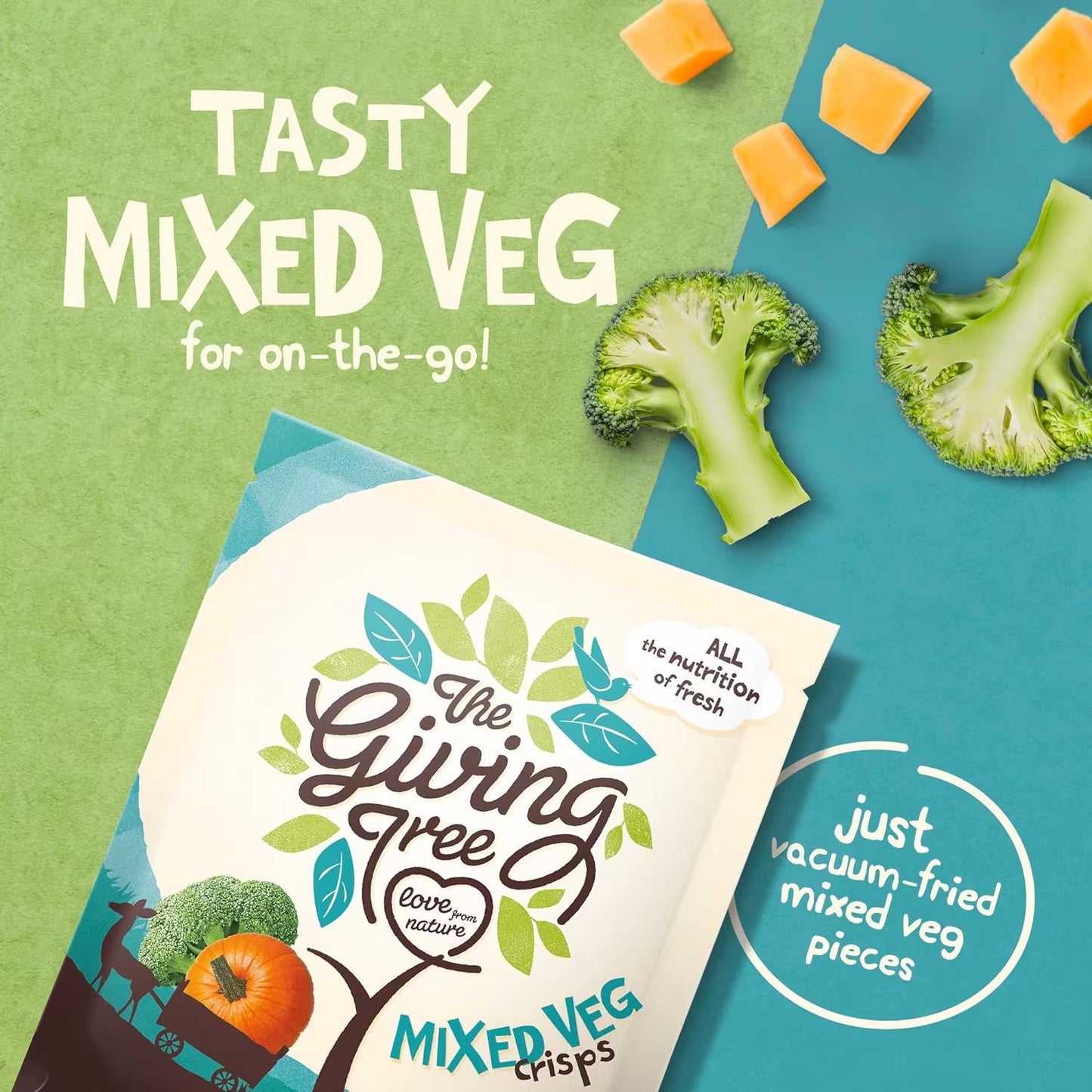 The Giving Tree Vaccum Fried Mixed Vegetables Crisps 22g