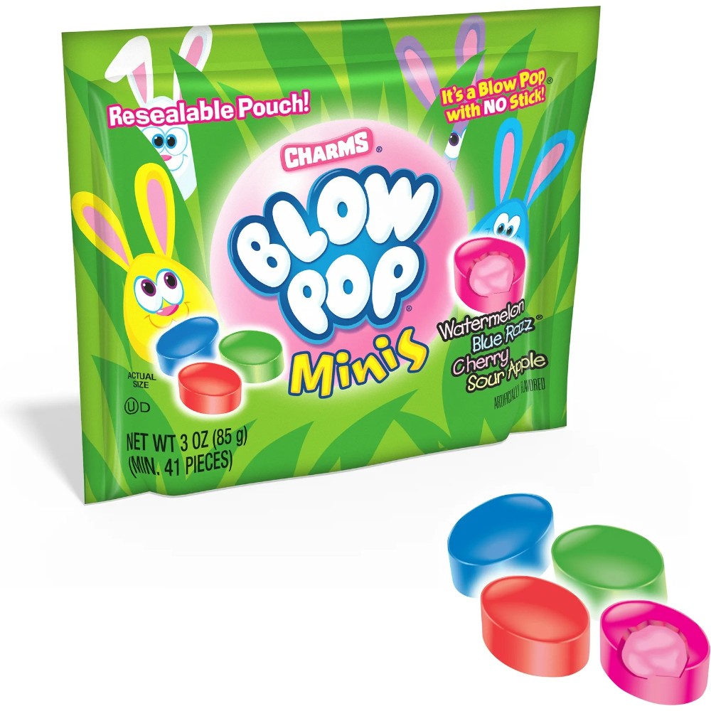 Charms Blow Pop Easter Minis Pouch 3oz (85g)