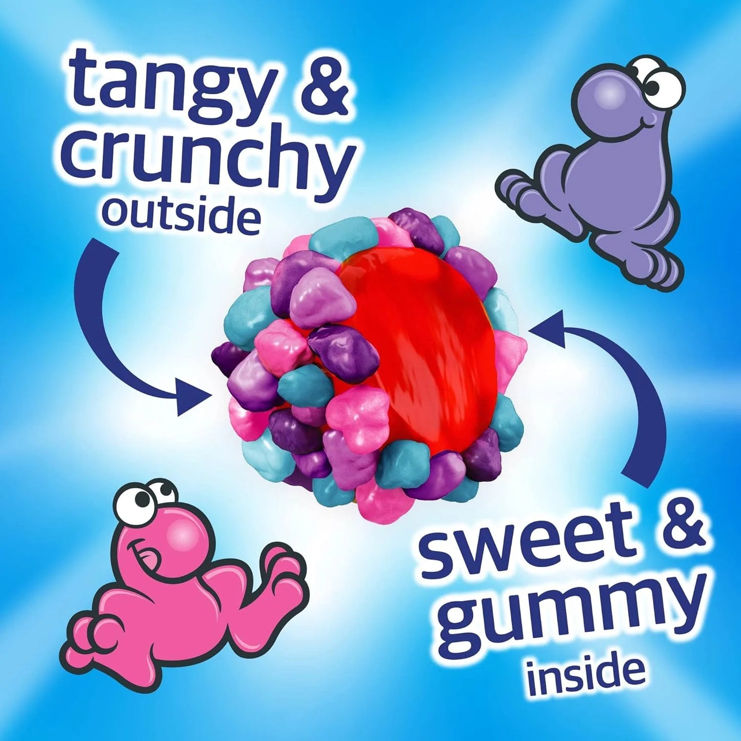 Nerds Verry Berry Gummy Clusters Peg Bag 3oz (85g)